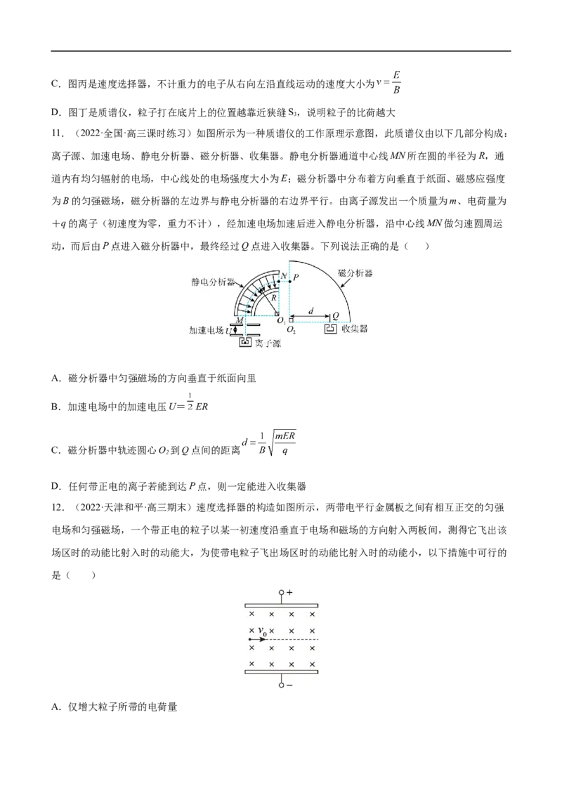 难点19洛伦兹力与现代科技&mdash;&mdash;全攻略备战2023年高考物理一轮重难点复习（原卷版）_4.2025物理总复习_2023年新高复习资料_一轮复习_全攻略备战2023年高考物理一轮重难点复习