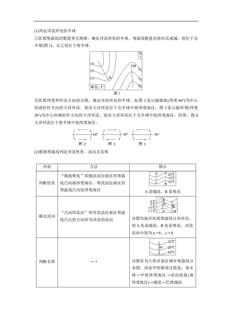 2023年高考地理一轮复习（全国版）必修1第4章第2讲课时26　洋流成因与分布_9.2025地理总复习_赠品通用版（老高考）复习资料_一轮复习_2023年高考地理一轮复习讲义+课件（全国版）