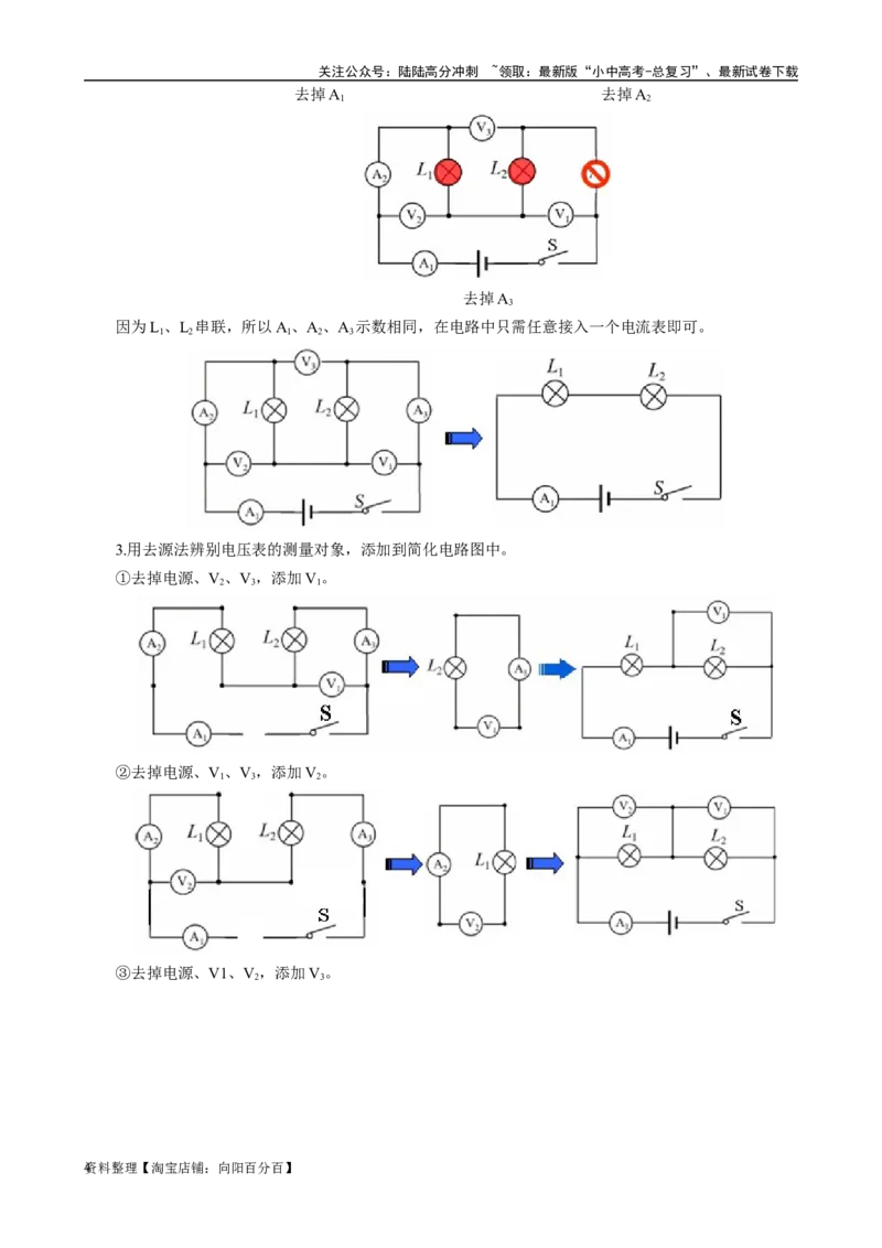 电表测量对象的识别_02中考总复习（2026版更新中）_04-物理-中考总复习_2024年中考复习资料_专项复习资料_2024年中考物理复习辅导系列_❤更新专项复习