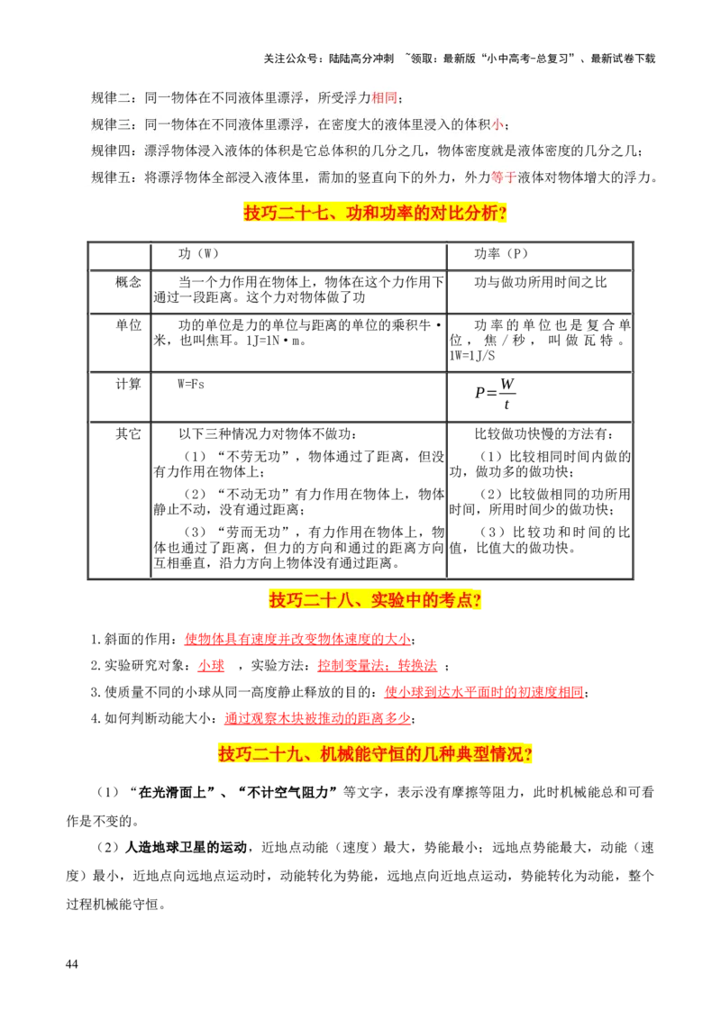 物理（主文件，476页）-2024年中考考前最后一课_02中考总复习（2026版更新中）_04-物理-中考总复习_2024年中考复习资料_三轮复习_2024年中考物理考前最后一课