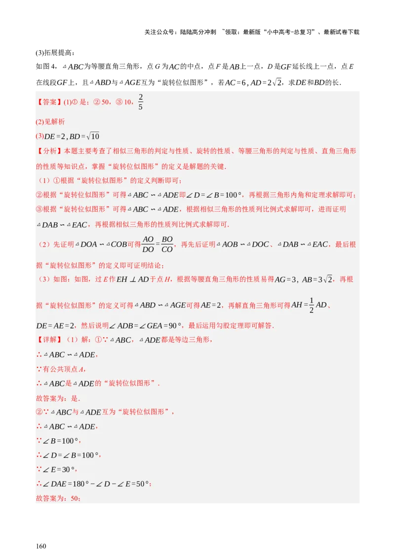 第08讲图形的几何变化（讲练，2考点+13种题型+命题预测）（解析版）_02中考总复习（2026版更新中）_02-数学-中考总复习_2025中考复习资料_2025中考二轮课件ppt+讲义+练习数学_讲义+练习