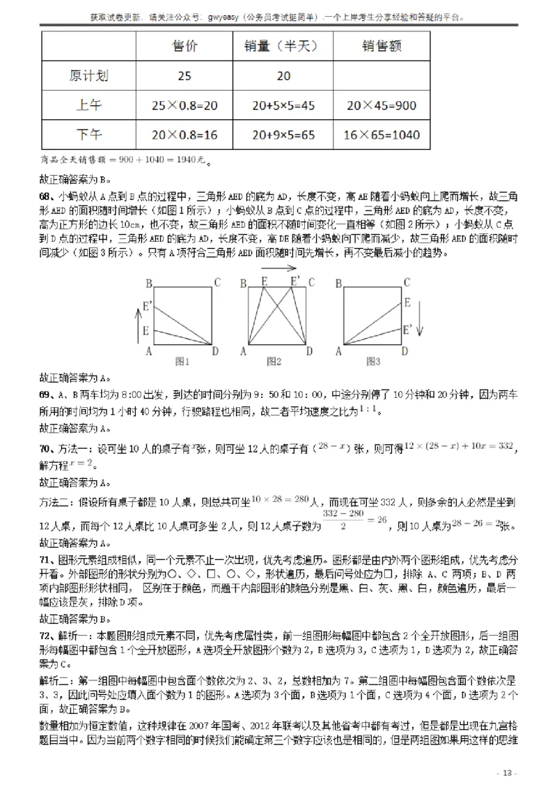 2016年423联考《行测》真题（云南卷）答案及解析_34省+国考真题_34省考+国考pdf版推荐用这个版本_34省行测+申论真题pdf推荐用这个版本_云南公务员考试真题pdf版_答案及解析