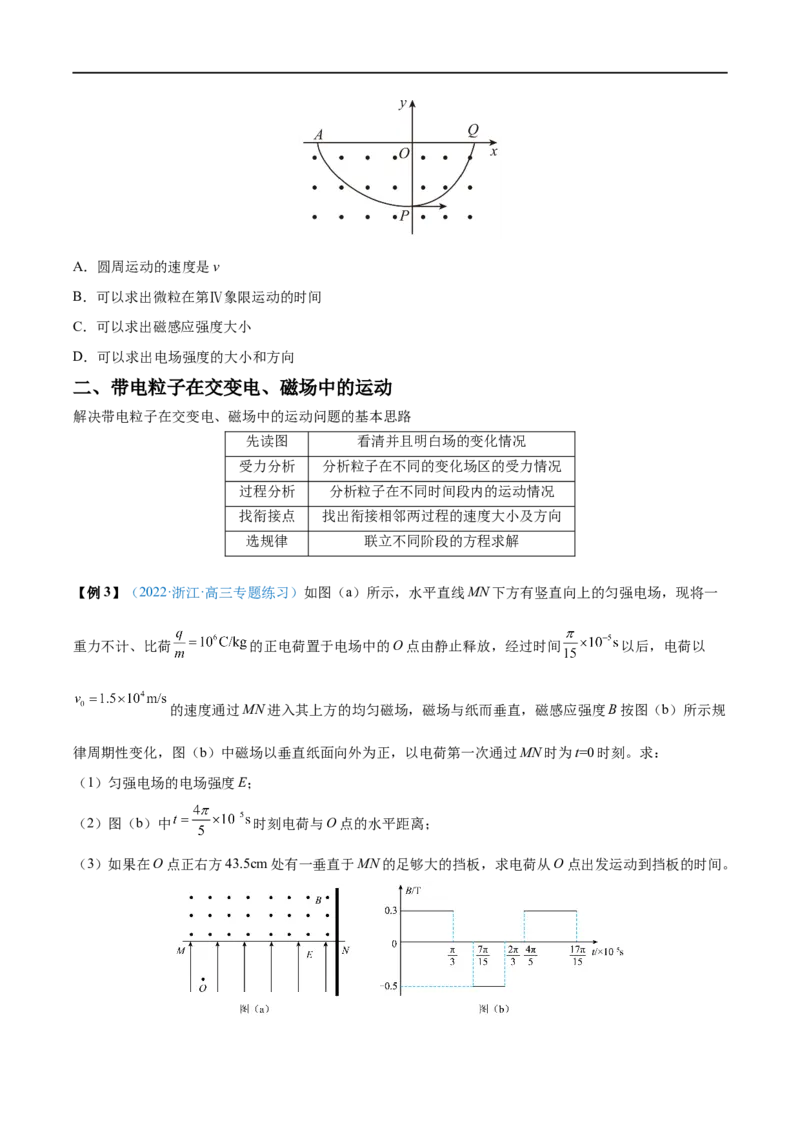 难点21带电粒子在叠加场和交变电、磁场中的运动&mdash;&mdash;全攻略备战2023年高考物理一轮重难点复习（原卷版）_4.2025物理总复习_2023年新高复习资料_一轮复习