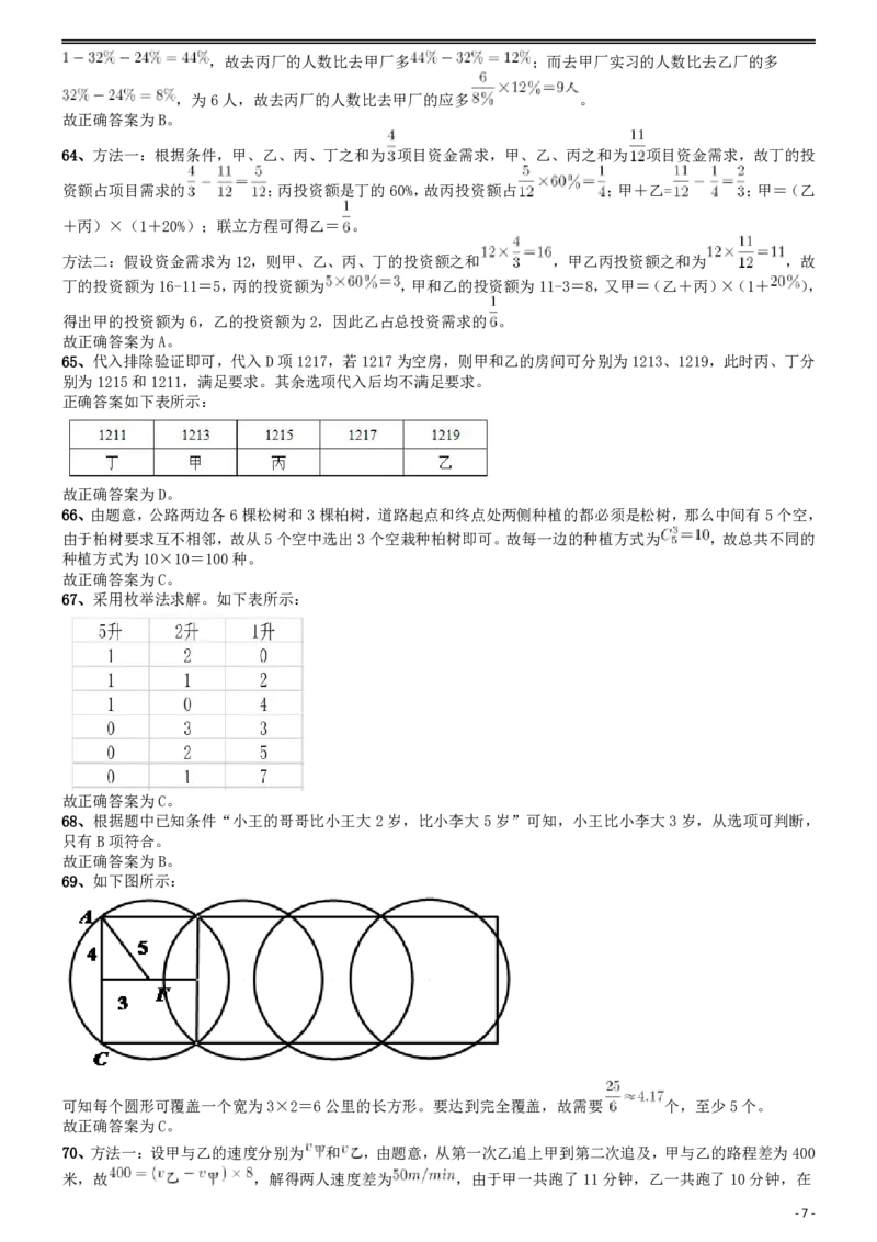 2015年国家公务员考试《行测》真题卷（副省级)答案及解析.._34省+国考真题_34省考+国考pdf版推荐用这个版本_国考2000-2025真题pdf推荐用这个版本_2000-2025国考行测PDF