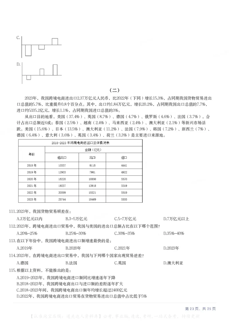 2025年浙江省公务员录用考试《行测》题（B类）（网友回忆版）_34省+国考真题_34省考+国考pdf版推荐用这个版本_34省行测+申论真题pdf推荐用这个版本_浙江公务员考试真题pdf版