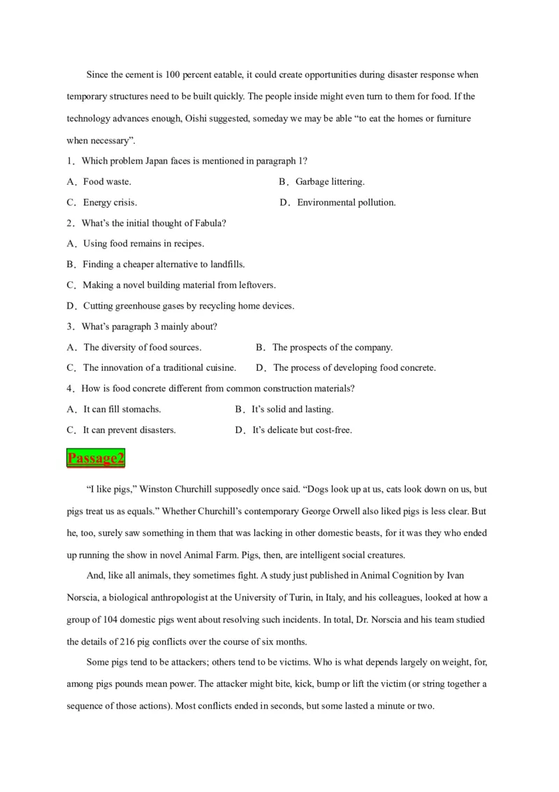 专题04科学技术--2023年高考英语阅读理解考前预测60篇_3.2025英语总复习_2023年新高考资料_专项复习_阅读理解专项_2023年高考英语阅读理解考前预测60篇2985853