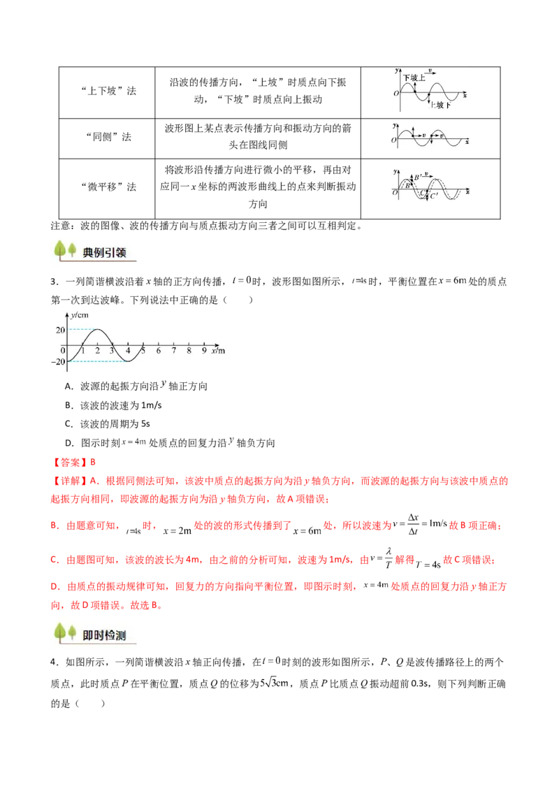 考点30机械波（核心考点精讲精练）（解析版）_4.2025物理总复习_2025年新高考资料_一轮复习_备战2025年高考物理一轮复习考点帮（新高考通用）