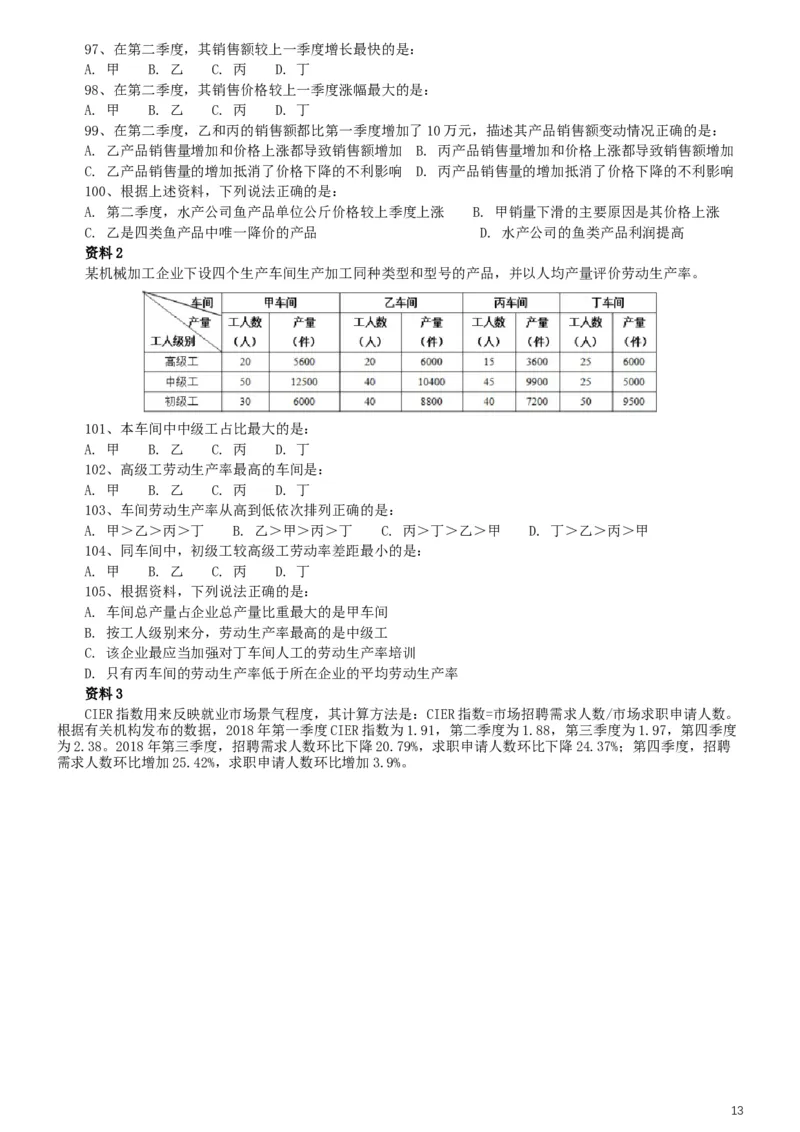 2019年420联考《行测》真题（贵州卷）_34省+国考真题_此文件夹为word版,不推荐使用_此word版为,不推荐使用_此word版为,不推荐使用_贵州公务员考试真题word版