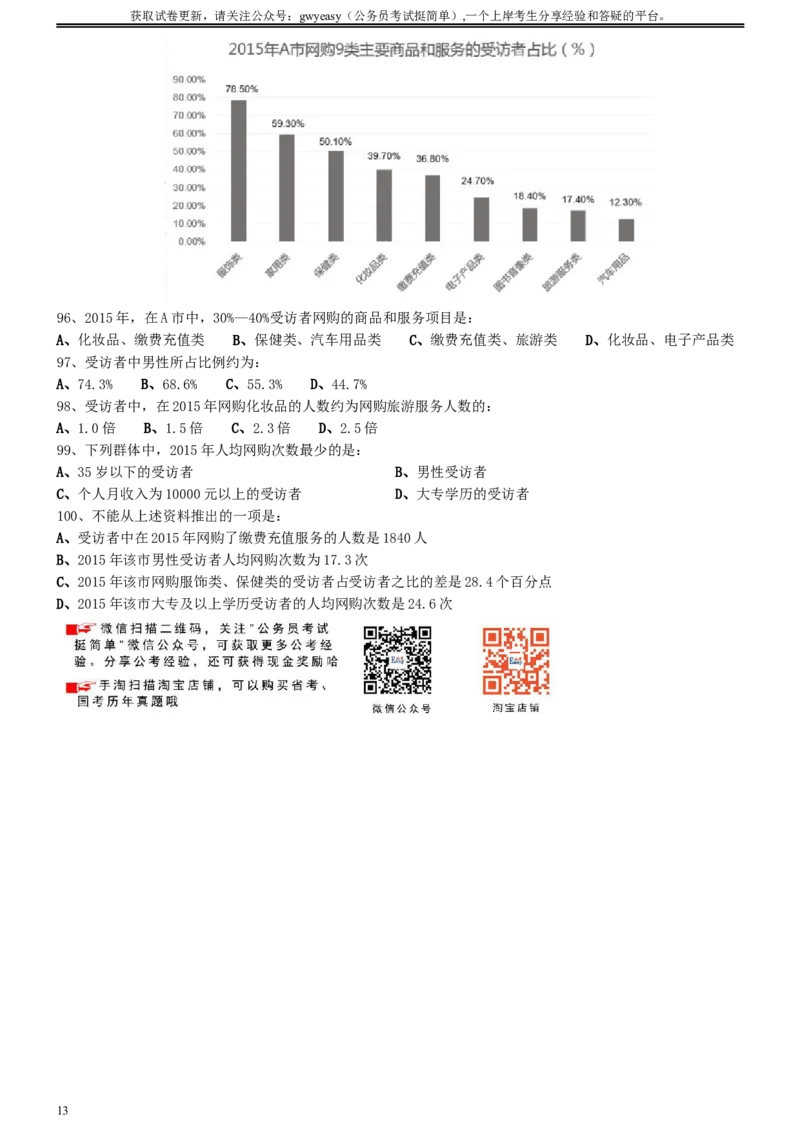 2016年1022吉林公务员考试《行测》真题（乙卷）_34省+国考真题_此文件夹为word版,不推荐使用_此word版为,不推荐使用_此word版为,不推荐使用_题目