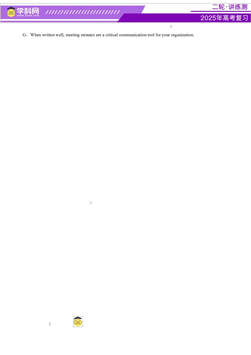 专题05阅读七选五（讲义）（原卷版）_3.2025英语总复习_2025年新高考资料_二轮复习_2025年高考英语二轮复习课件ppt+讲义+练习_4.阅读理解