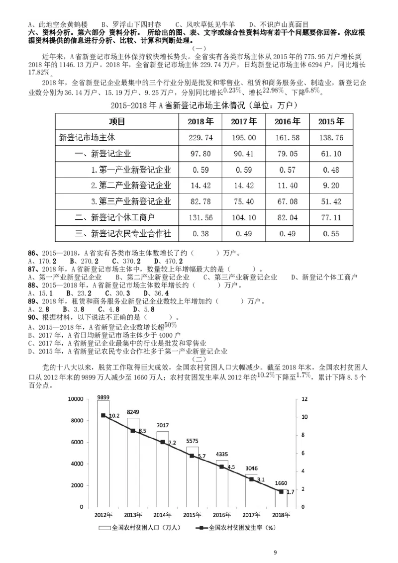 2019年广东公务员考试《行测》真题（县级）_34省+国考真题_此文件夹为word版,不推荐使用_此word版为,不推荐使用_此word版为,不推荐使用_题目