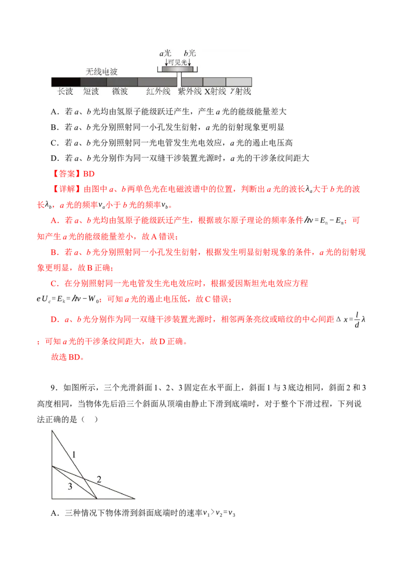 黄金卷01-赢在高考&middot;黄金8卷备战2024年高考物理模拟卷（辽宁专用）（解析版）_4.2025物理总复习_2024年新高考资料_4.2024高考模拟预测试卷
