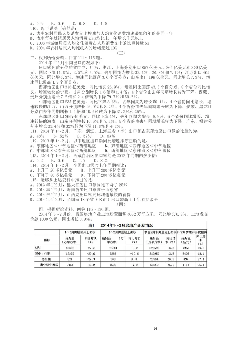 2015年河南公务员考试《行测》真题_34省+国考真题_此文件夹为word版,不推荐使用_此word版为,不推荐使用_此word版为,不推荐使用_此word版为,不推荐使用