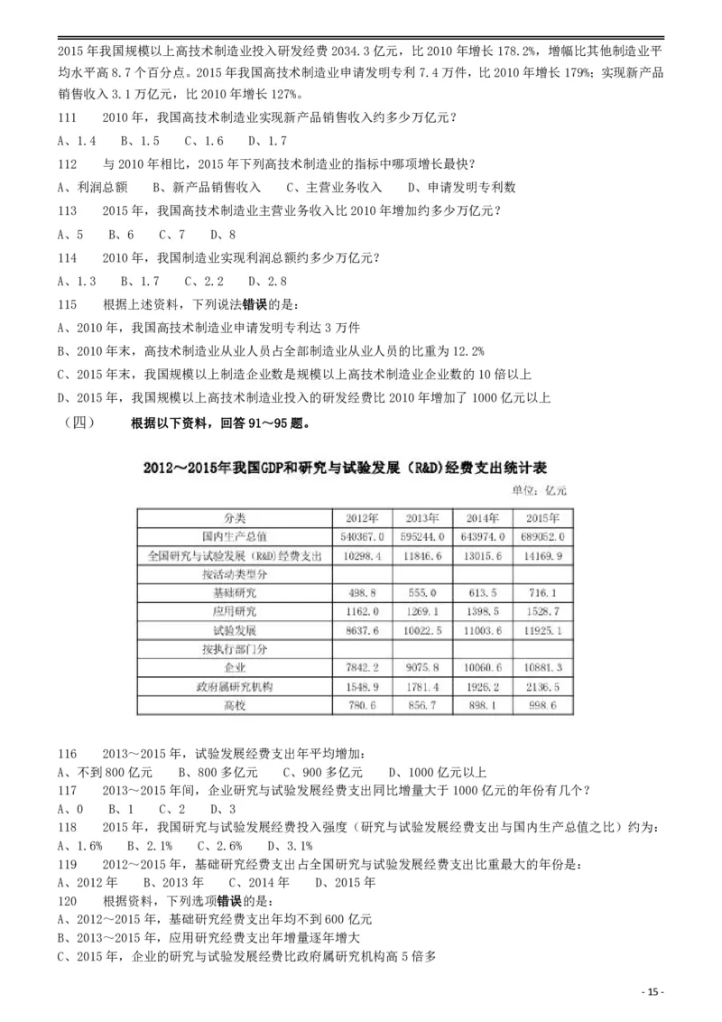 2018年421联考《行测》真题（黑龙江乡镇卷）_34省+国考真题_34省考+国考pdf版推荐用这个版本_34省行测+申论真题pdf推荐用这个版本_黑龙江公务员考试真题&mdash;&mdash;行测08-25PDF版_题目