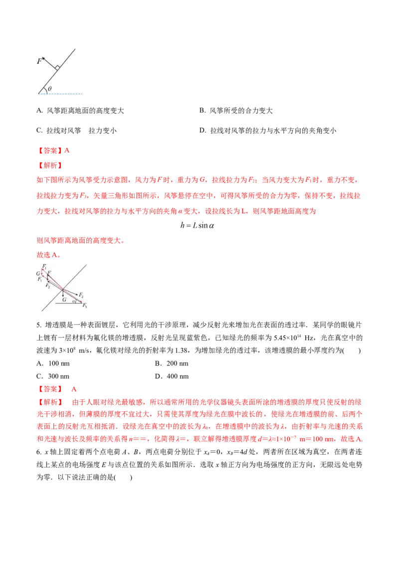 黄金卷08-赢在高考&middot;黄金8卷备战2024年高考物理模拟卷（江苏卷专用）（解析版）_4.2025物理总复习_2024年新高考资料_4.2024高考模拟预测试卷