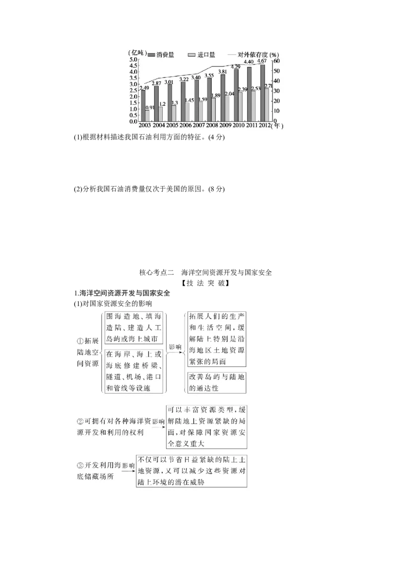 2023届高三地理二轮专题复习学案专题十一资源安全与国家安全_9.2025地理总复习_赠品通用版（老高考）复习资料_二轮复习_通用版2023届高三地理二轮专题复习学案（含解析）