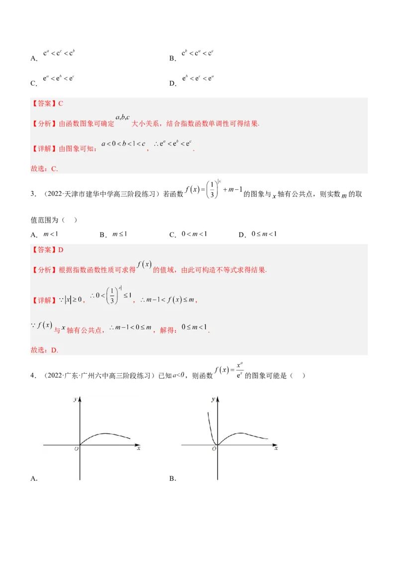 专题03函数的图象与应用（练）（解析版）_2.2025数学总复习_2023年新高考资料_二轮复习_备战2023年高考数学二轮复习考点精讲练（新教材&middot;新高考）