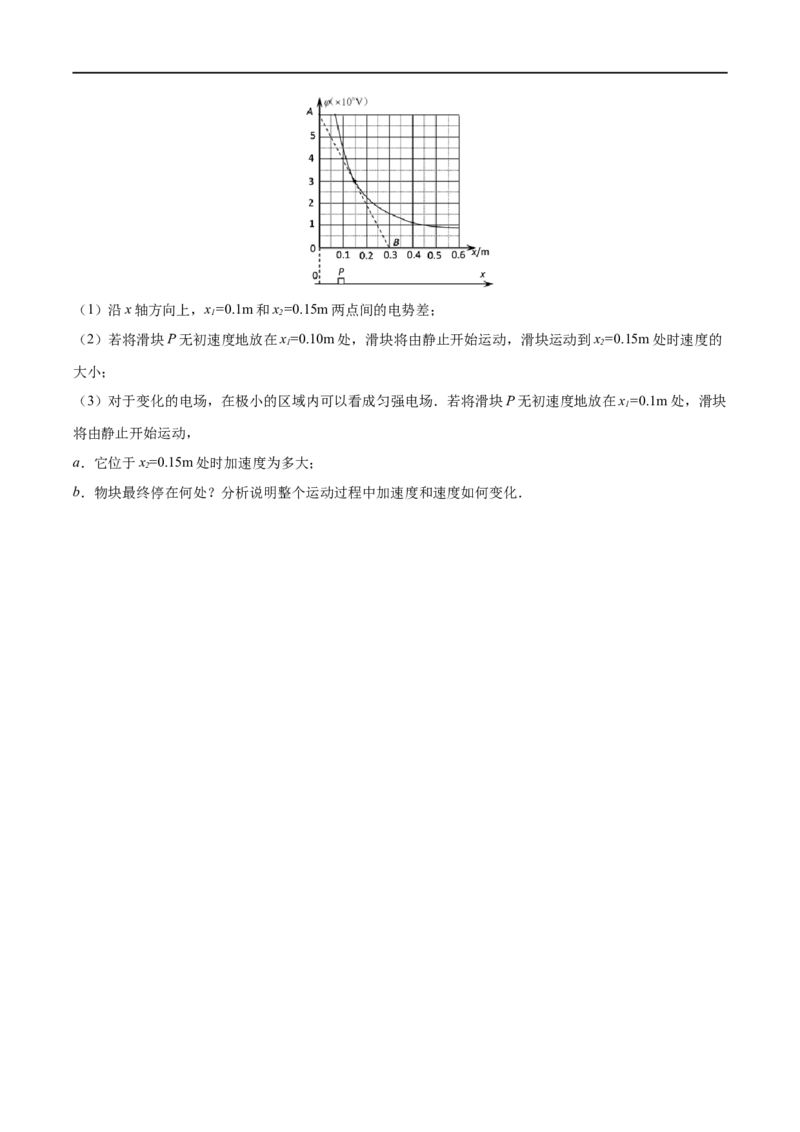 难点14电场性质的综合应用&mdash;&mdash;全攻略备战2023年高考物理一轮重难点复习（原卷版）_4.2025物理总复习_2023年新高复习资料_一轮复习_全攻略备战2023年高考物理一轮重难点复习