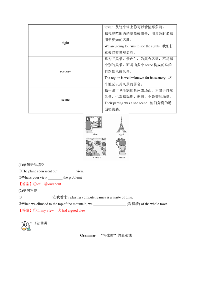 专题03.必修第1册　Unit2　TravellingAround（教师版）---2023届高三英语总复习（人教版2019）_3.2025英语总复习_2023年新高考资料_专项复习_2023届高三英语总复习