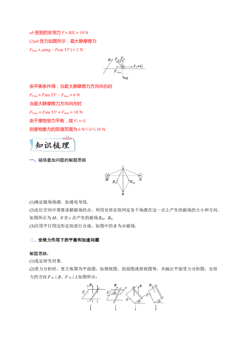 重难点10磁场（解析版）-2023年高考物理热点&middot;重点&middot;难点专练（全国通用）_4.2025物理总复习_赠品通用版（老高考）复习资料_专项复习