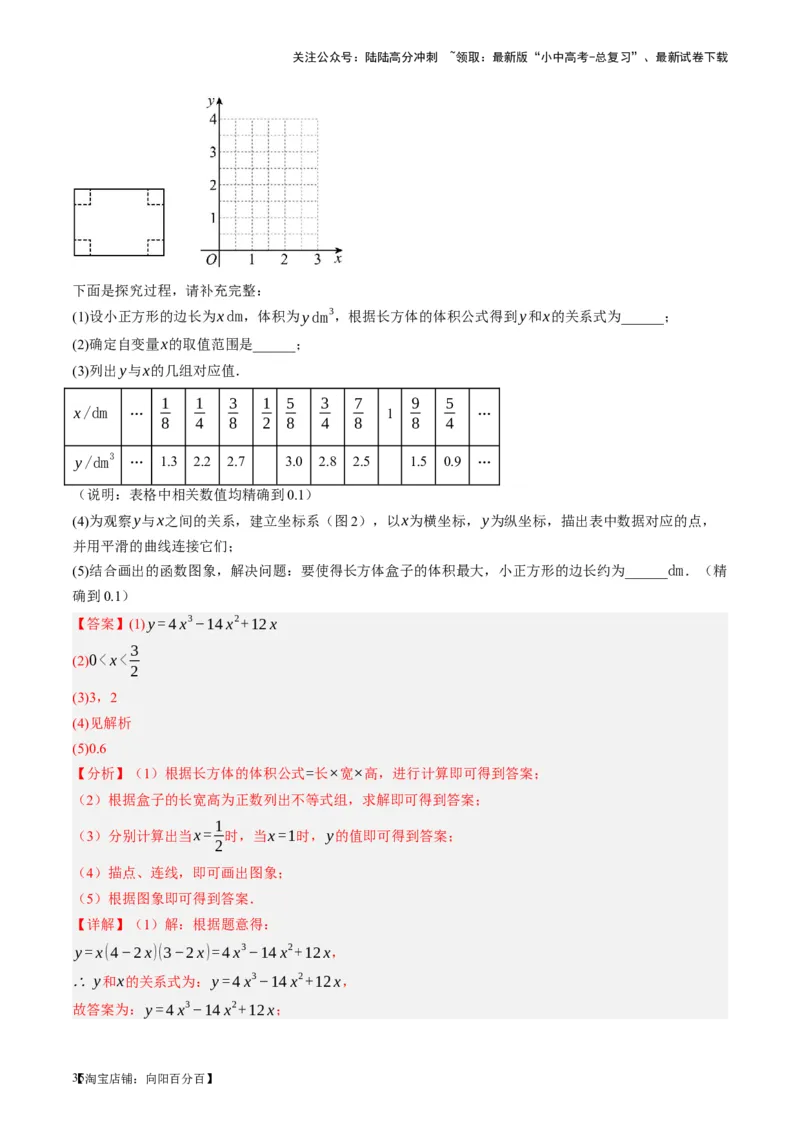 第14讲二次函数的应用（讲义）（解析版）_02中考总复习（2026版更新中）_02-数学-中考总复习_2024年中考复习资料_一轮复习资料_配套讲义（原卷版+解析版）_教师版（含答案解析）