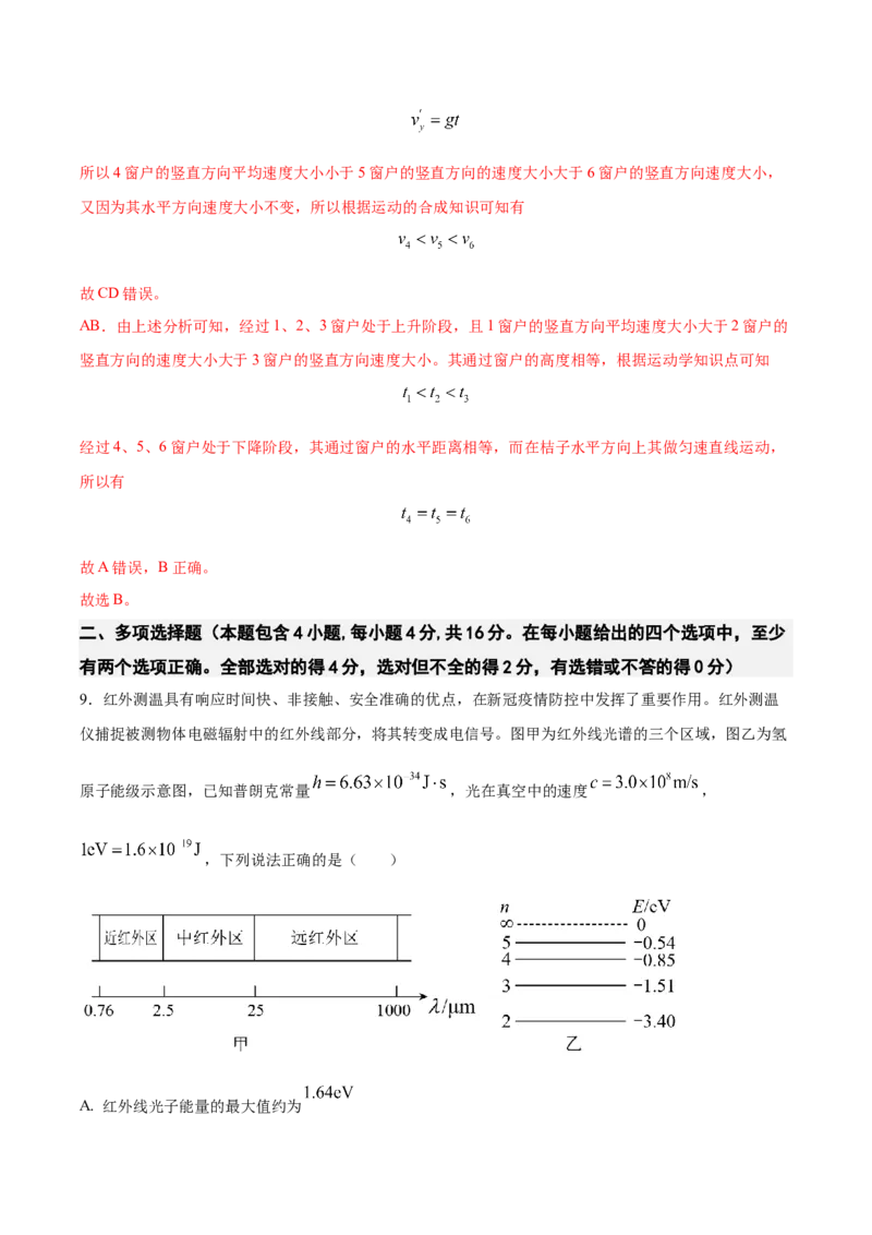 黄金卷04-赢在高考&middot;黄金8卷备战2024年高考物理模拟卷（全国卷专用）（解析版）_4.2025物理总复习_2024年新高考资料_4.2024高考模拟预测试卷_新教材