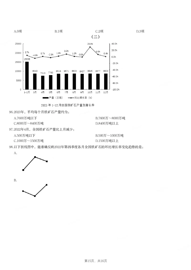 2024年吉林省公务员录用考试《行测》题（暂缺10题左右）_34省+国考真题_34省考+国考pdf版推荐用这个版本_34省行测+申论真题pdf推荐用这个版本_吉林公务员考试真题pdf版