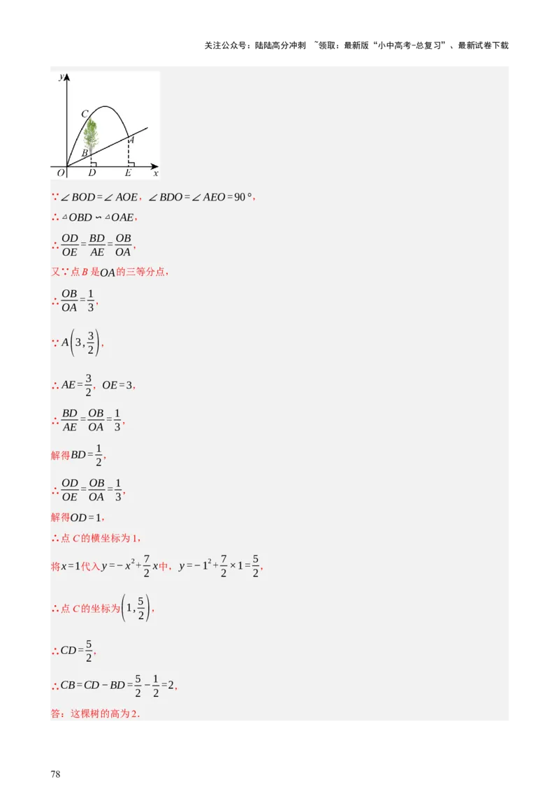 第03讲函数与实际问题（讲练，3考点+10题型18考向+命题预测）（解析版）_02中考总复习（2026版更新中）_02-数学-中考总复习_2025中考复习资料_2025中考二轮课件ppt+讲义+练习数学_讲义+练习