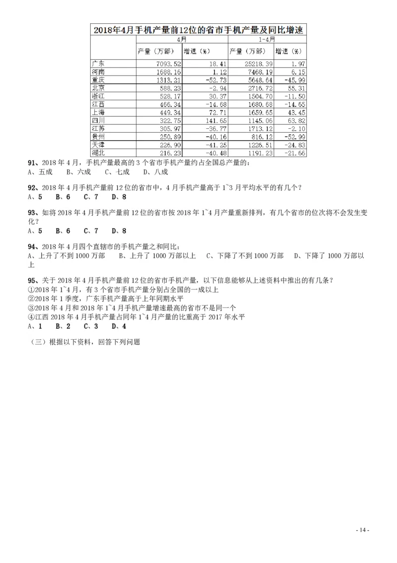 2019年420联考《行测》真题（四川上半年卷）_34省+国考真题_34省考+国考pdf版推荐用这个版本_34省行测+申论真题pdf推荐用这个版本_四川公务员考试真题pdf版_题目