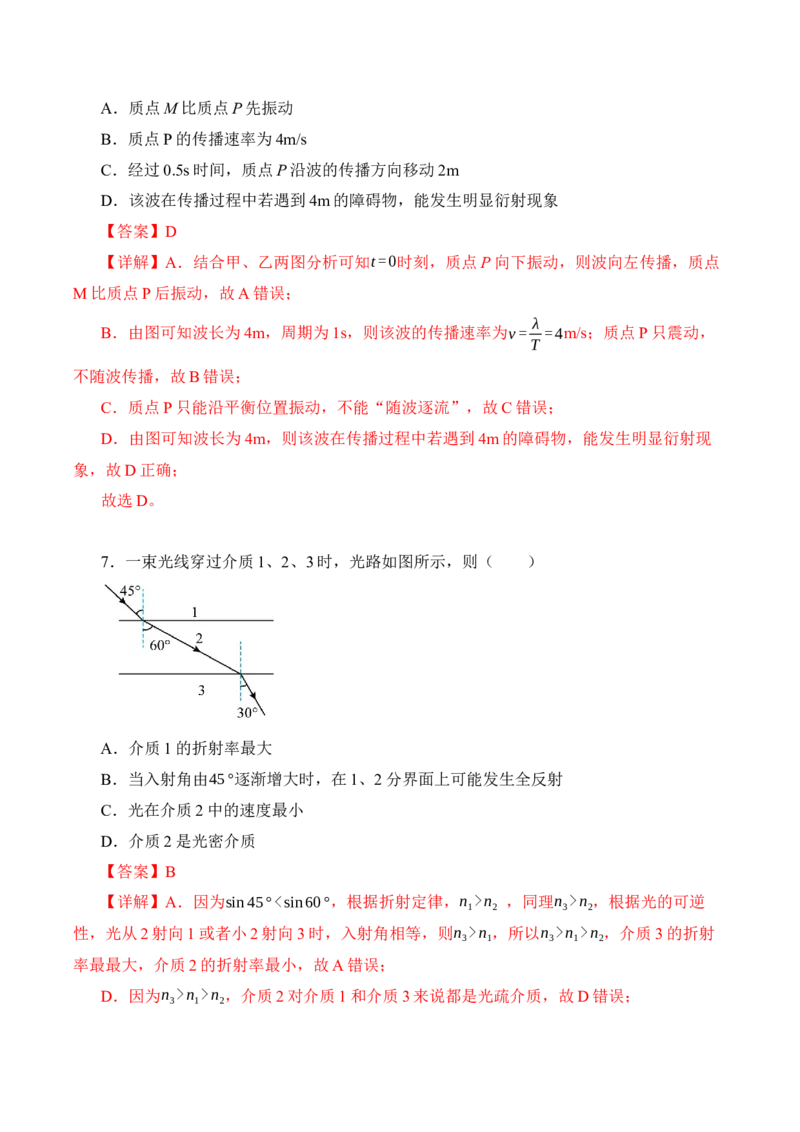 黄金卷02-赢在高考&middot;黄金8卷备战2024年高考物理模拟卷（辽宁专用）（解析版）_4.2025物理总复习_2024年新高考资料_4.2024高考模拟预测试卷