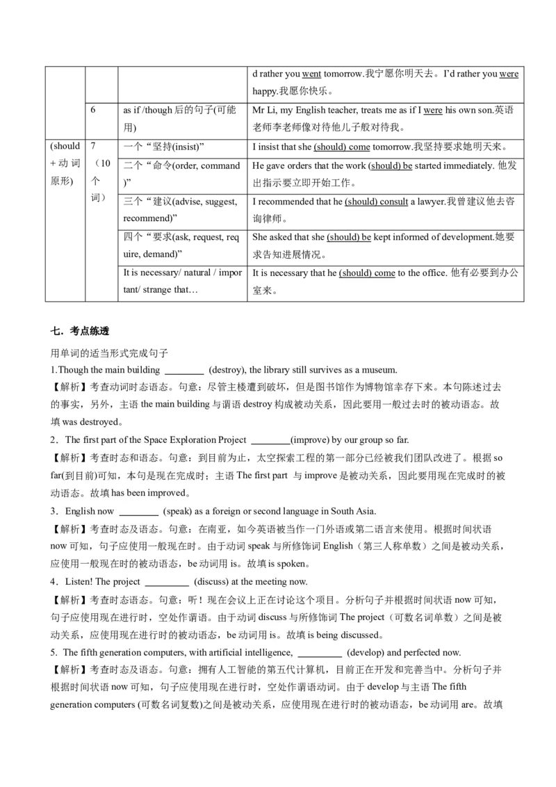 专题01动词的时态和语态（解析版）_3.2025英语总复习_2024年新高考资料_3.2024专项复习_[高考字典]2024年高考英语一轮复习语法填空专题应对策略(通用版)