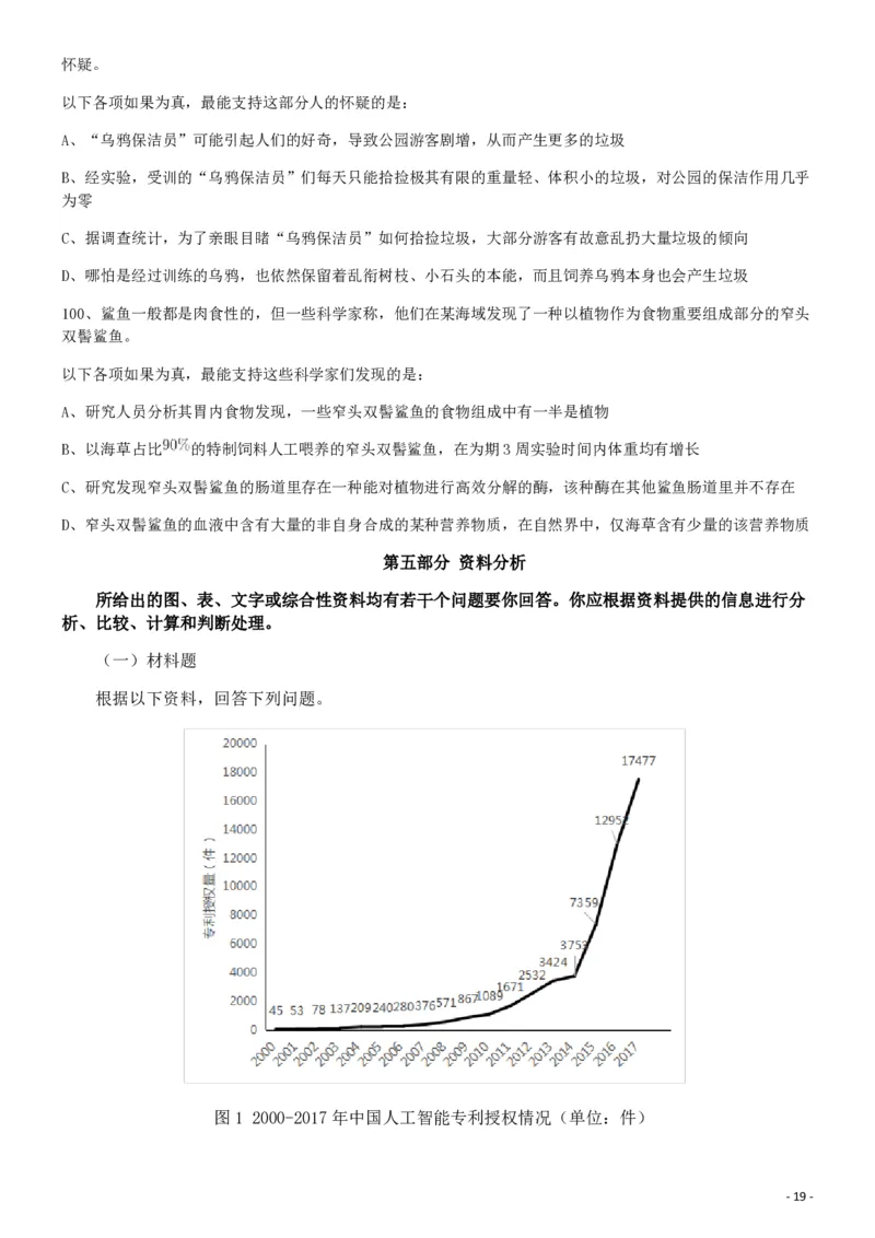 2019年420联考《行测》真题（宁夏卷）_34省+国考真题_34省考+国考pdf版推荐用这个版本_34省行测+申论真题pdf推荐用这个版本_宁夏公务员考试真题pdf版赠送,供参考,无下单链接
