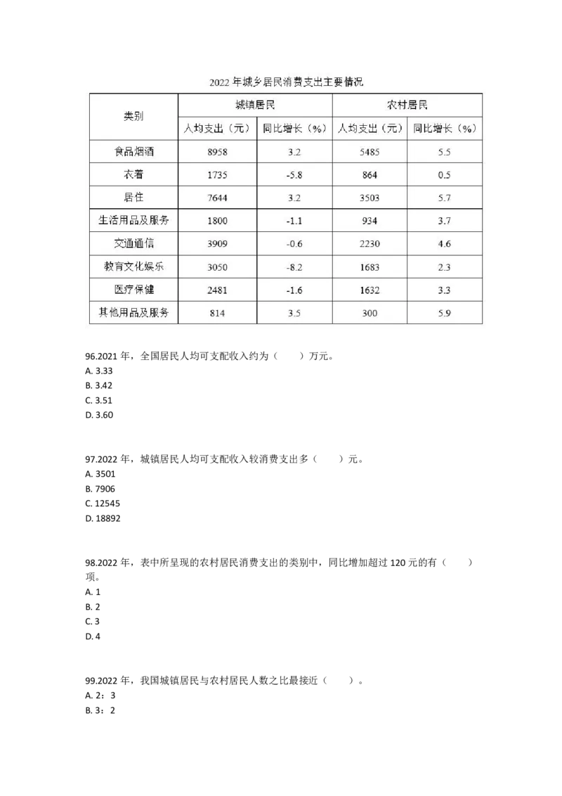 2023年广东省公务员录用考试《行测》题（乡镇卷）_34省+国考真题_34省考+国考pdf版推荐用这个版本_34省行测+申论真题pdf推荐用这个版本_广东公务员考试真题pdf版_题目