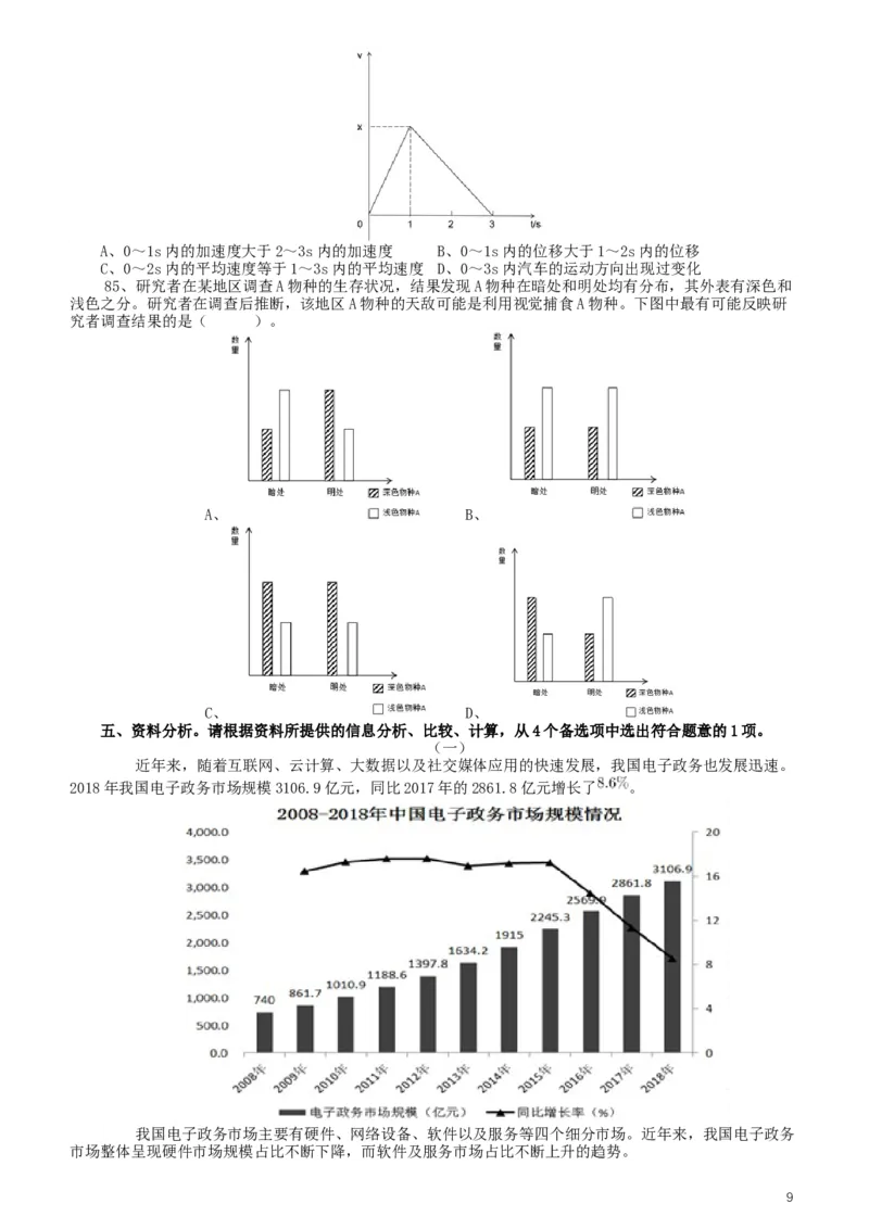 2020年广东选调生和急需紧缺专业公务员招录笔试《综合行政能力测验》真题_34省+国考真题_此文件夹为word版,不推荐使用_此word版为,不推荐使用_题目