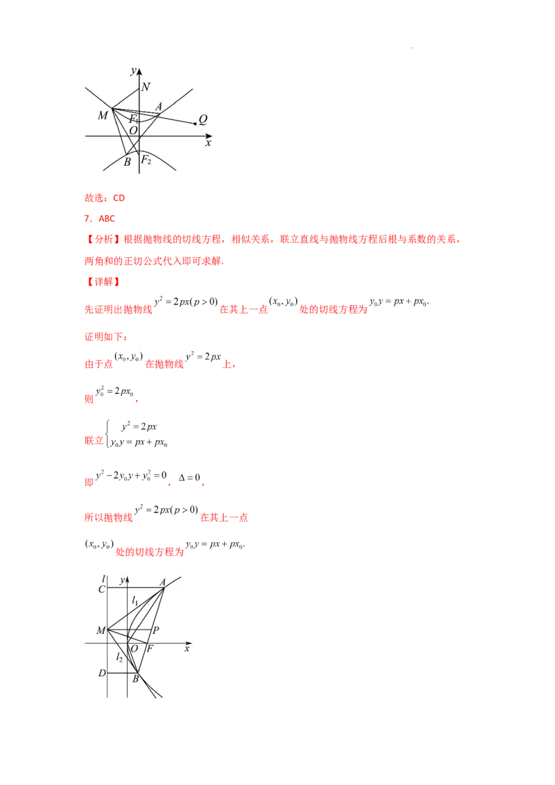 专项训练28定点、定值问题（解析版）_2.2025数学总复习_2025年新高考资料_二轮复习_2025高考数学二轮复习专项突破练习_专项练