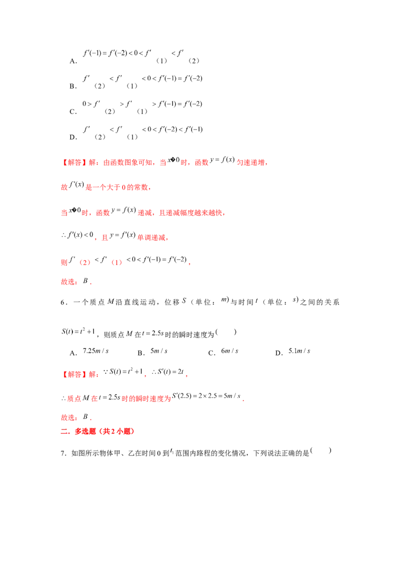 专题01导数的概念及其意义、导数的运算（解析版）_2.2025数学总复习_2024年新高考资料_3.2024专项复习_更新中2024年新高考数学一轮复习之题型归纳与重难专题突破提升（新高考专用）