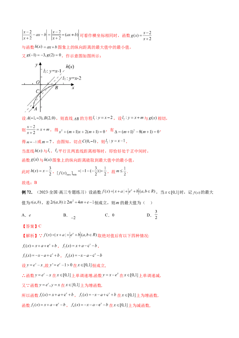 专题06函数与导数常见经典压轴小题归类（26大核心考点）（讲义）（解析版）_2.2025数学总复习_2024年新高考资料_2.2024二轮复习_2024年高考数学二轮复习讲练（新教材新高考）