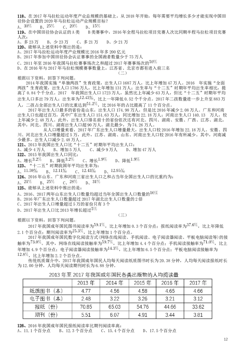 2019年420联考《行测》真题（江西县级以上卷）_34省+国考真题_此文件夹为word版,不推荐使用_此word版为,不推荐使用_此word版为,不推荐使用_题目