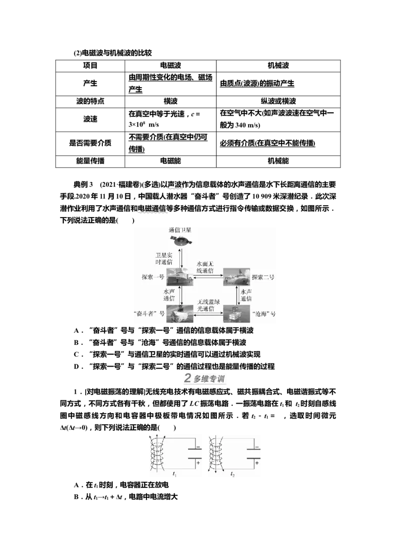 讲义第十三章第2讲　光的波动性　电磁波　相对论（含解析）_4.2025物理总复习_2025年新高考资料_专项复习_2025届高考物理知识梳理课件ppt+讲义（完结）
