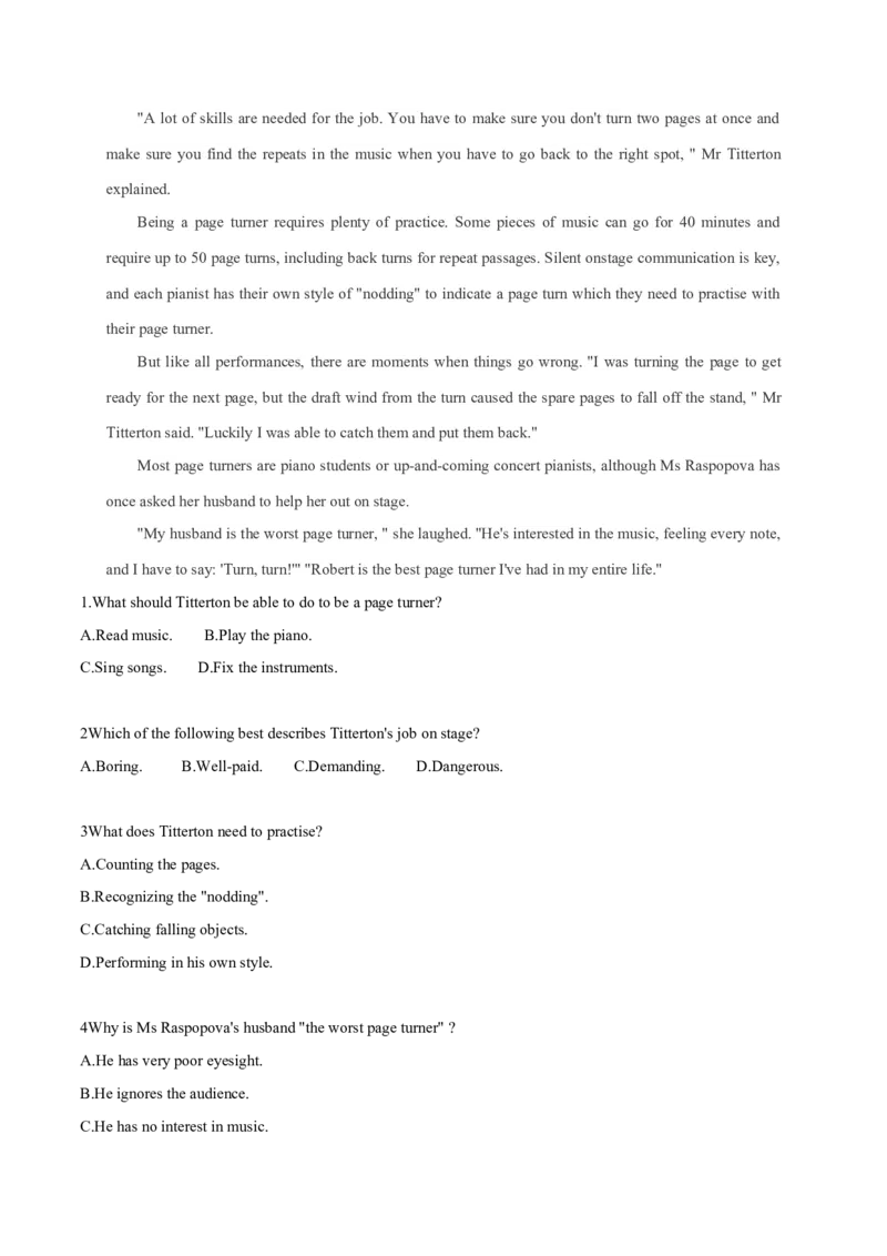 专题12记叙文类阅读理解（解析版）_3.2025英语总复习_2023年新高考资料_二轮复习_2023年高考英语毕业班二轮热点题型归纳与变式演练（新高考专用）288150943