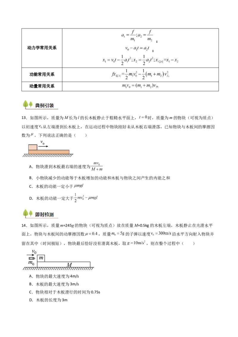 考点27动量守恒定律及其应用（核心考点精讲精练）（原卷版）_4.2025物理总复习_2025年新高考资料_一轮复习_备战2025年高考物理一轮复习考点帮（新高考通用）