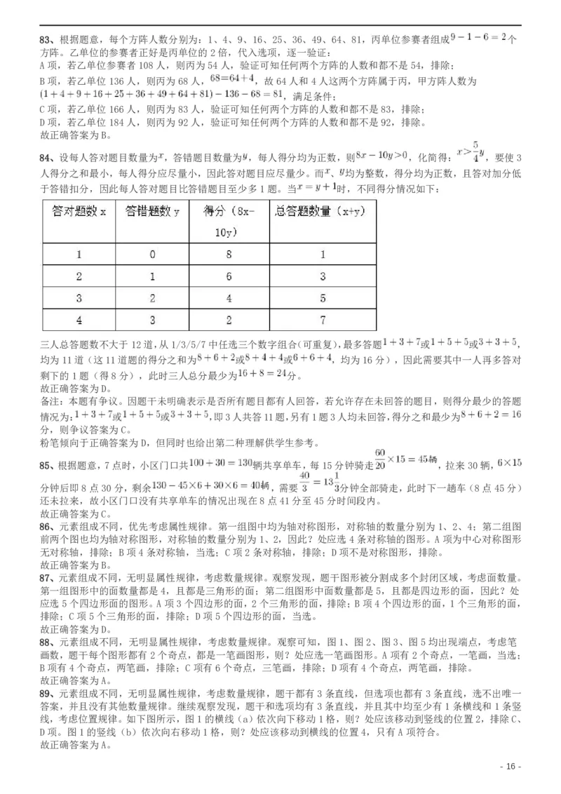 2019年北京公务员考试《行测》试卷答案及解析_34省+国考真题_34省考+国考pdf版推荐用这个版本_34省行测+申论真题pdf推荐用这个版本_北京公务员考试真题pdf版_北京行测11-22