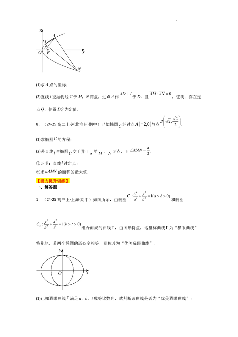 专项训练29证明、探究性问题（原卷版）_2.2025数学总复习_2025年新高考资料_二轮复习_2025高考数学二轮复习专项突破练习_专项练
