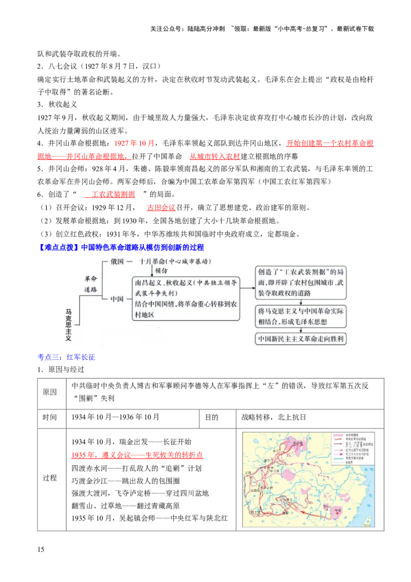 秘籍03++中国近代史（八上）（思维导图+大单元整合+考点清单+难点点拨）-备战2024年中考历史抢分秘籍（全国通用）_02中考总复习（2026版更新中）_06-历史-中考总复习_2024年中考复习资料