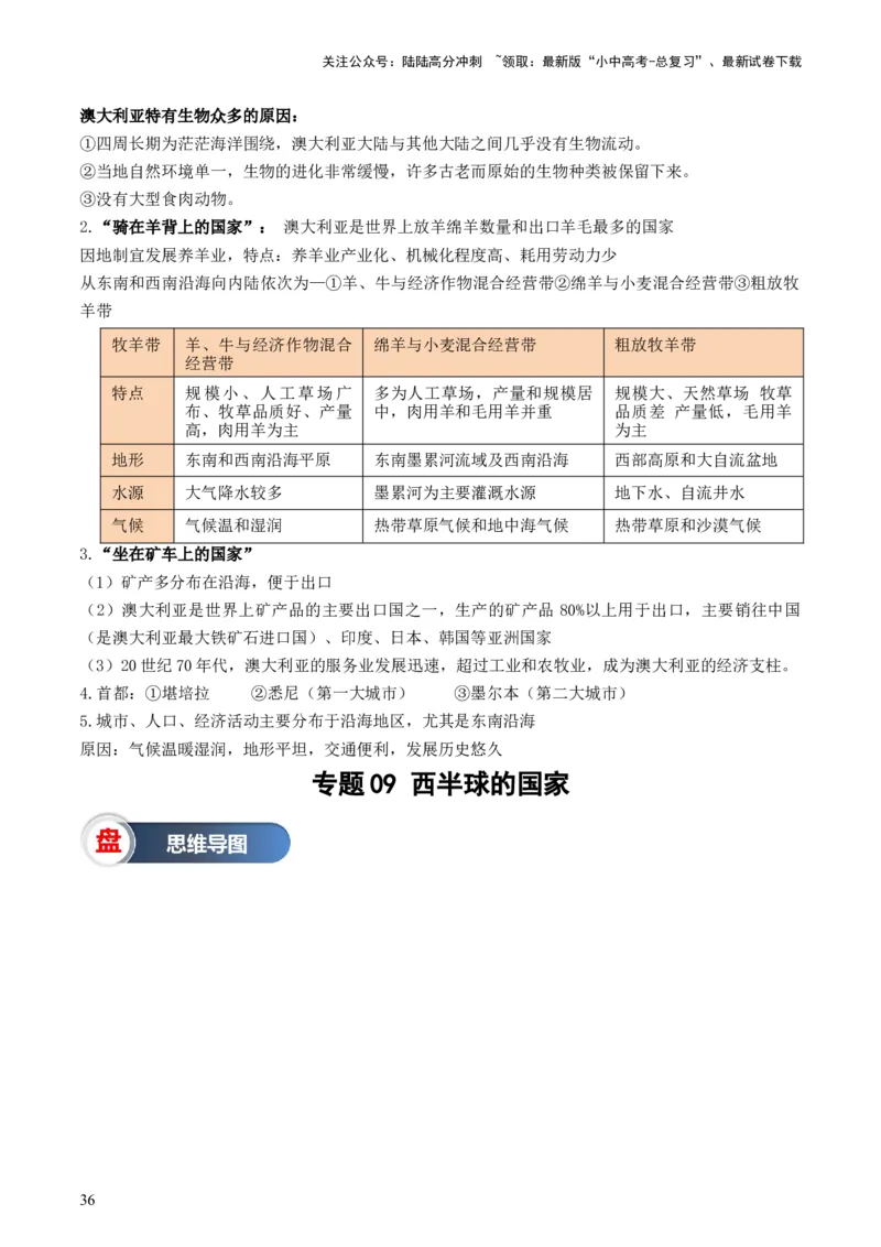 秘籍01+考前抢分法宝（20个思维导图+60个核心考点）-备战2024年中考地理抢分秘籍（全国通用）_02中考总复习（2026版更新中）_09-地理-中考总复习_2024年中考复习资料_三轮复习_考前抢分法宝