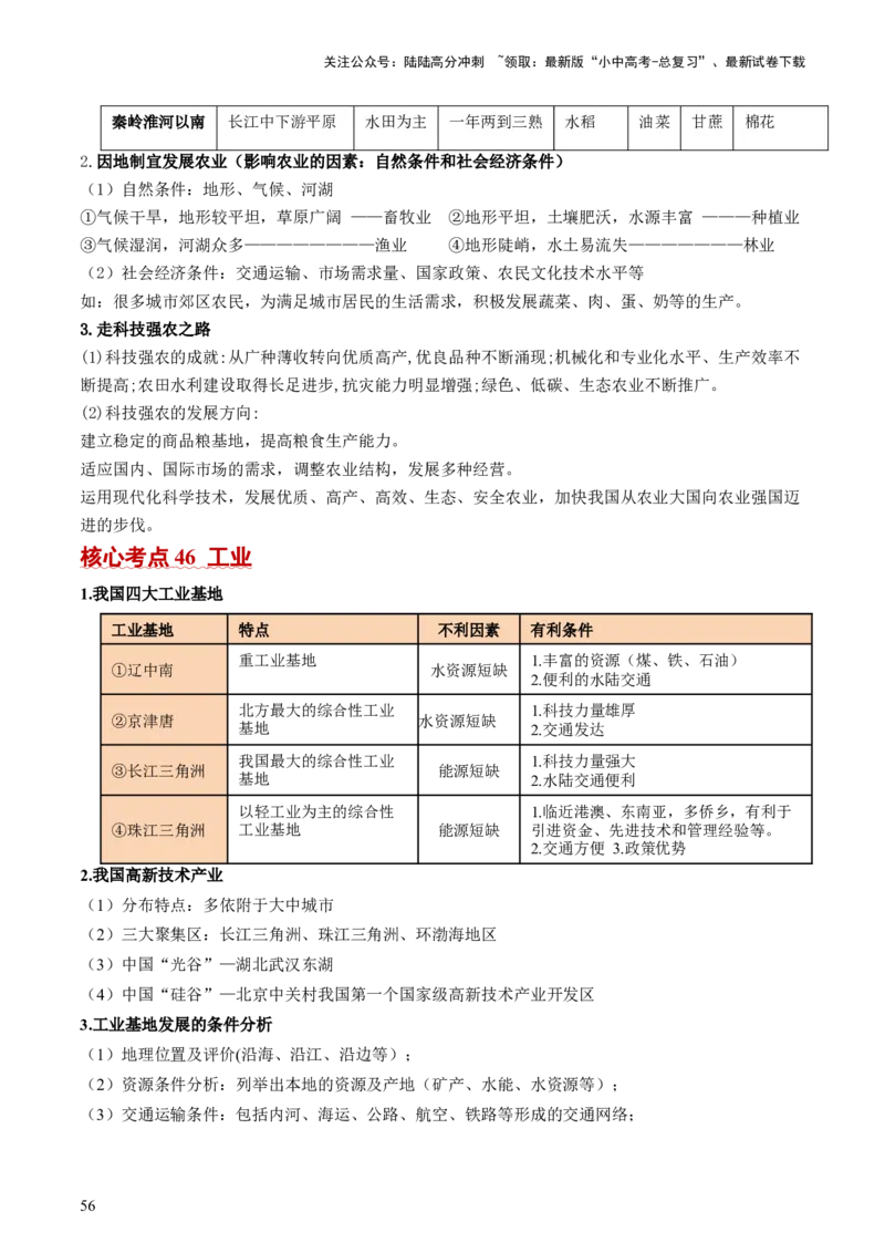 秘籍01+考前抢分法宝（20个思维导图+60个核心考点）-备战2024年中考地理抢分秘籍（全国通用）_02中考总复习（2026版更新中）_09-地理-中考总复习_2024年中考复习资料_三轮复习_考前抢分法宝