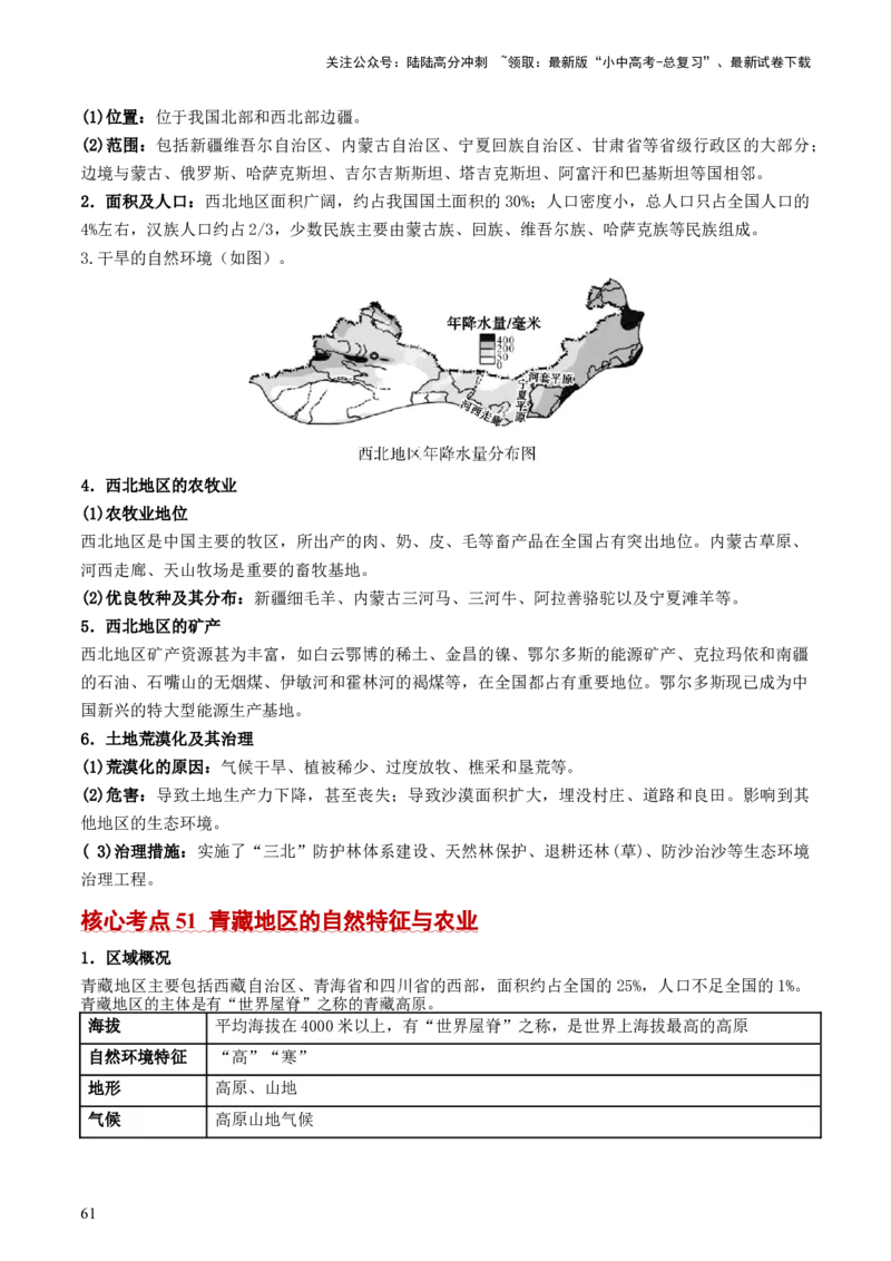 秘籍01+考前抢分法宝（20个思维导图+60个核心考点）-备战2024年中考地理抢分秘籍（全国通用）_02中考总复习（2026版更新中）_09-地理-中考总复习_2024年中考复习资料_三轮复习_考前抢分法宝