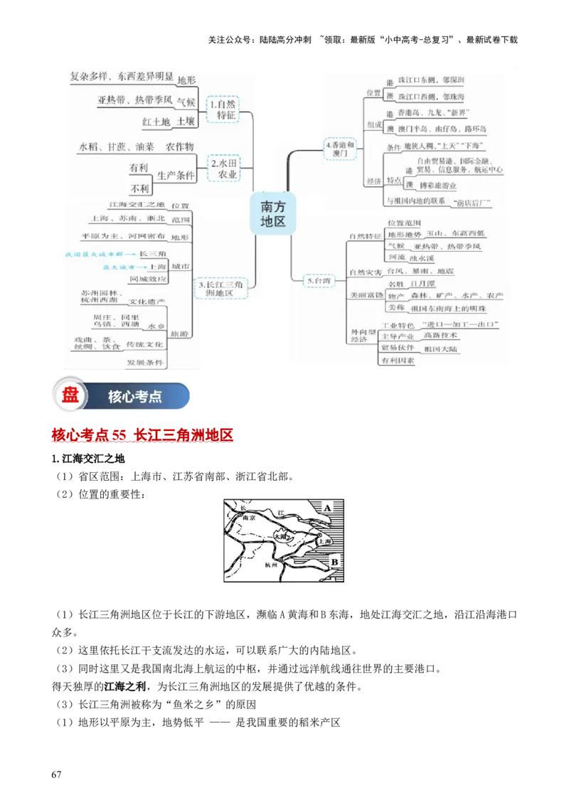 秘籍01+考前抢分法宝（20个思维导图+60个核心考点）-备战2024年中考地理抢分秘籍（全国通用）_02中考总复习（2026版更新中）_09-地理-中考总复习_2024年中考复习资料_三轮复习_考前抢分法宝