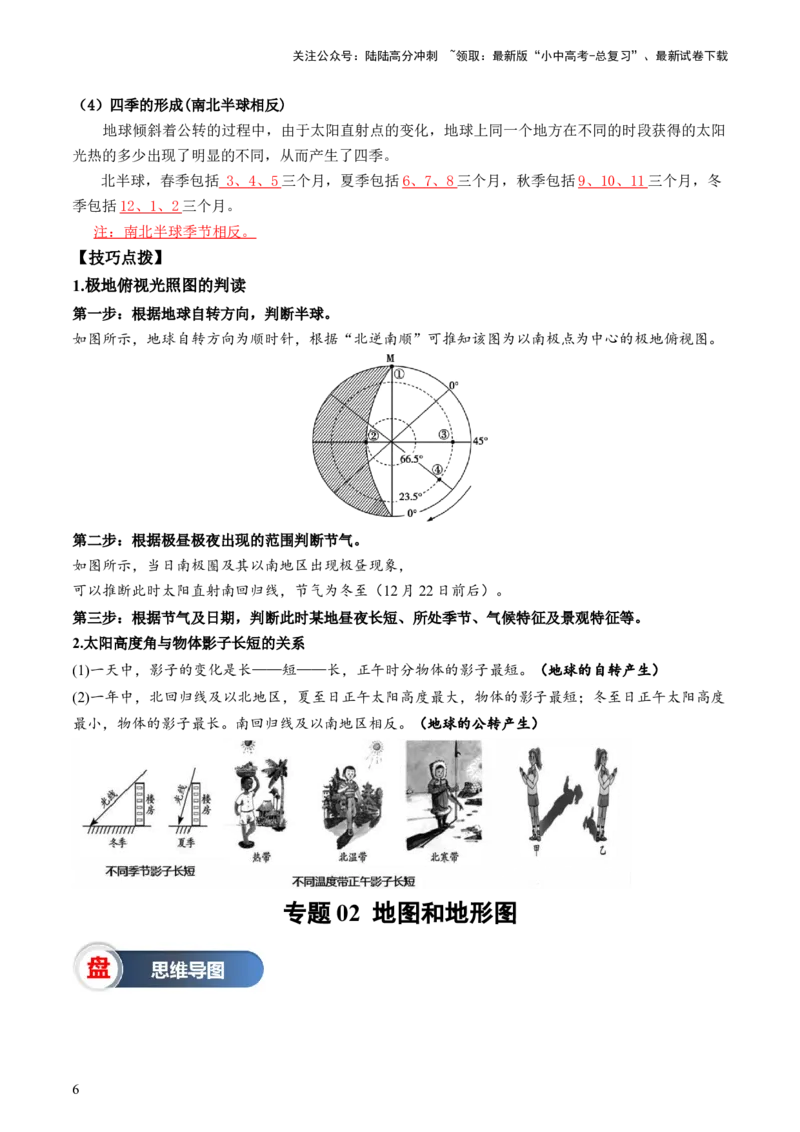 秘籍01+考前抢分法宝（20个思维导图+60个核心考点）-备战2024年中考地理抢分秘籍（全国通用）_02中考总复习（2026版更新中）_09-地理-中考总复习_2024年中考复习资料_三轮复习_考前抢分法宝
