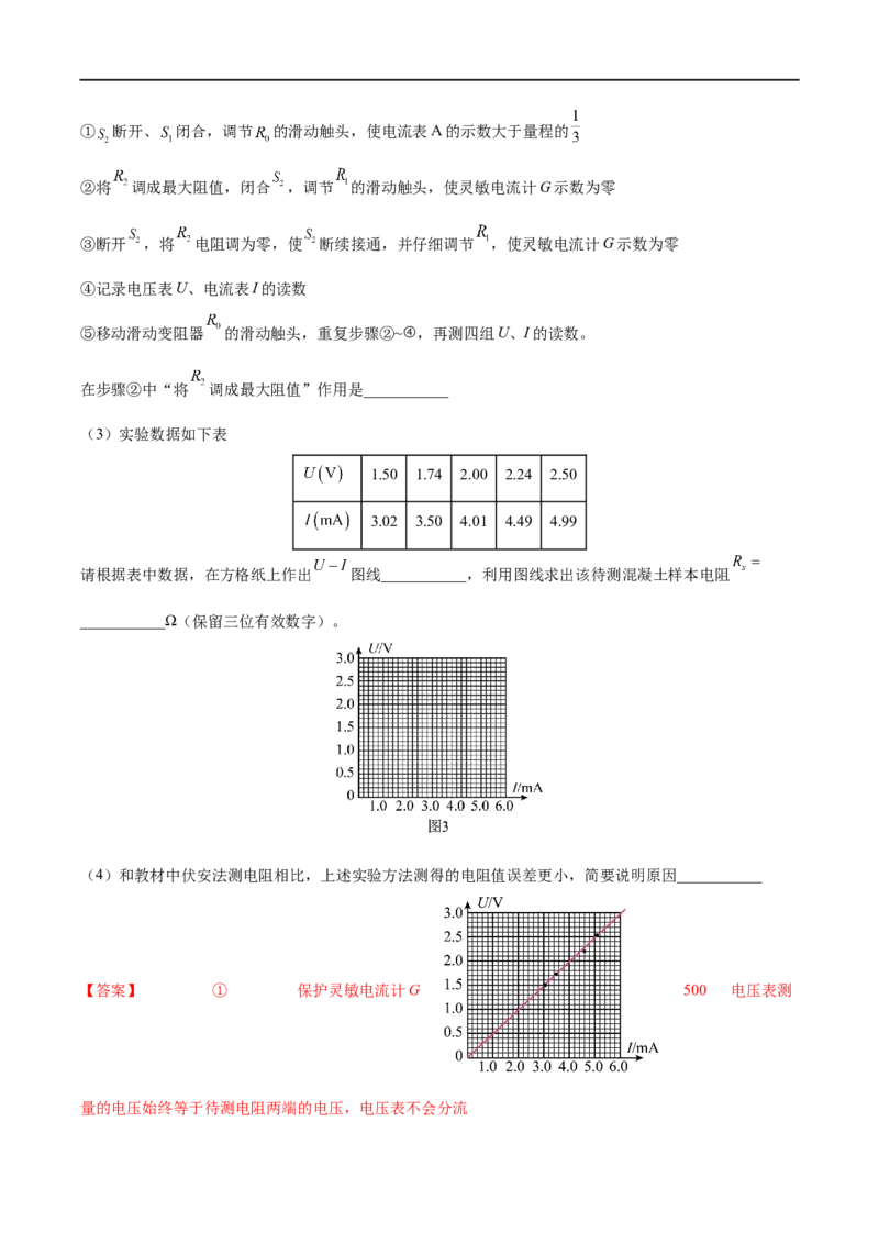 难点17电学实验综合&mdash;&mdash;全攻略备战2023年高考物理一轮重难点复习（解析版）_4.2025物理总复习_2023年新高复习资料_一轮复习_全攻略备战2023年高考物理一轮重难点复习